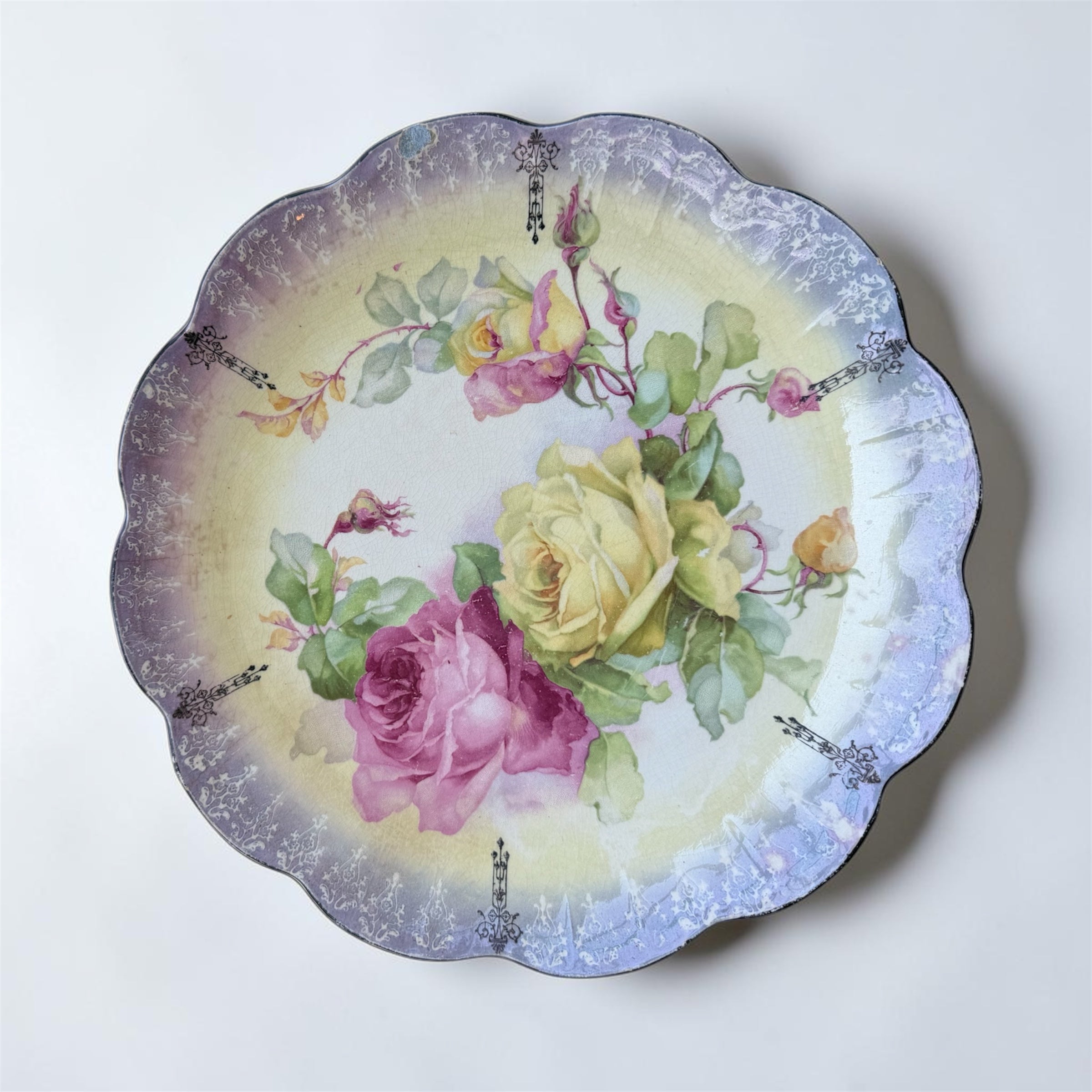 1910 Antique Porcelain Plate