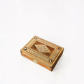 Her Good Eye handcrafted wooden keepsake box with intricate geometric marquetry inlay and vintage decorative patterns.